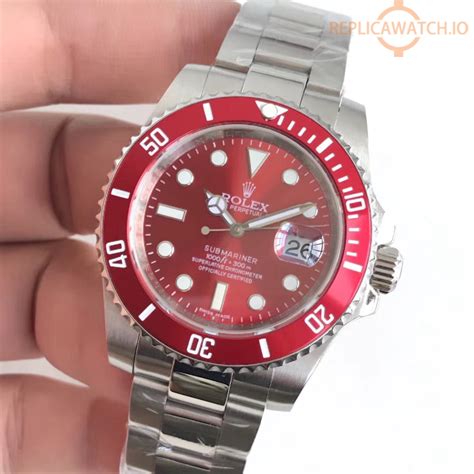 rolex submariner replicas for sale red dial|rolex submariner knockoff.